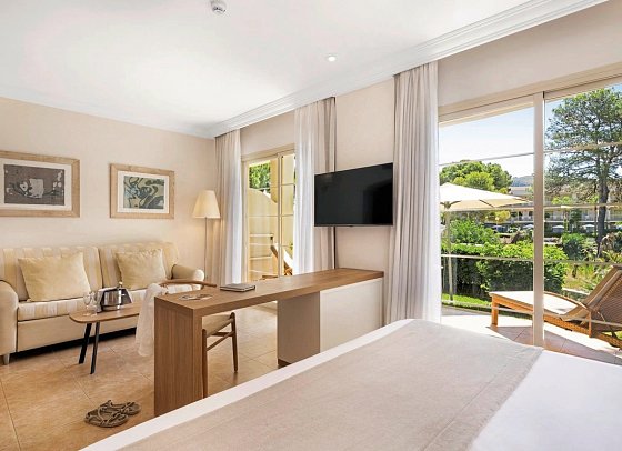 VIVA Cala Mesquida Suites & Spa Adults Only 16+ - Wohnbeispiel Juniorsuite mit privatem Garten (Zimmercodierung JB2)