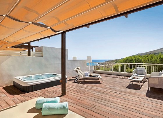 VIVA Cala Mesquida Suites & Spa Adults Only 16+ - Wohnbeispiel Juniorsuite Royal Terrace (Zimmercodierung JT1)