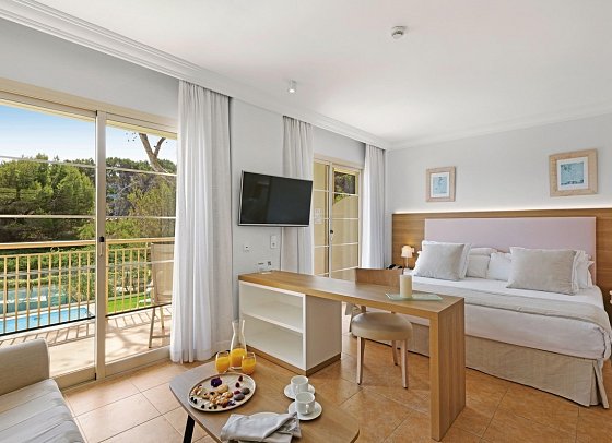 VIVA Cala Mesquida Suites & Spa Adults Only 16+ - Wohnbeispiel Juniorsuite mit privatem Pool Selection Club (Zimmercodierung JNQ)