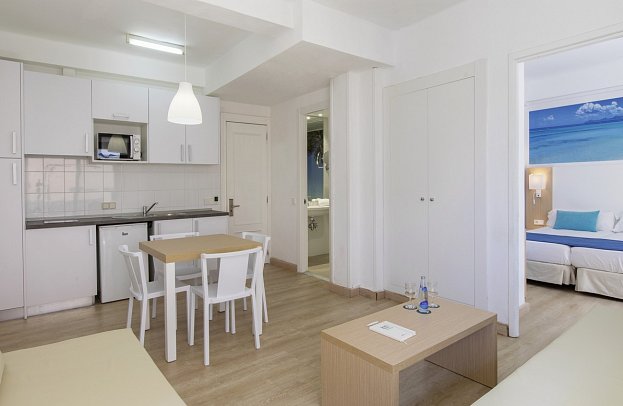 whala!beach - Wohnbeispiel Appartement 1 Schlafzimmer (Zimmercodierungen AB1 & AB2)