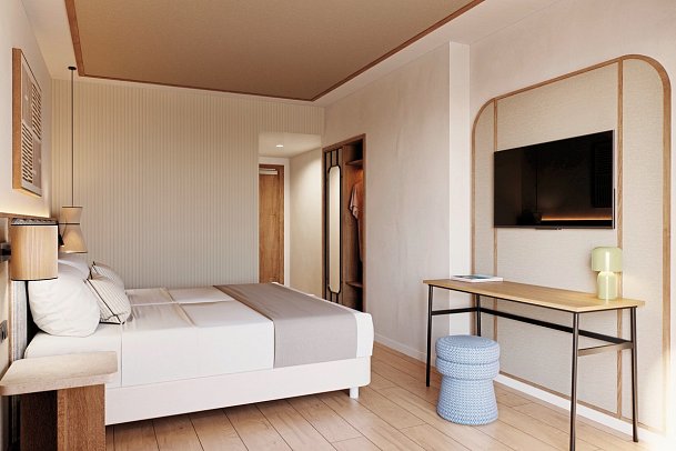 Alua Linda Mallorca - Modelbild Wohnbeispiel Doppelzimmer Poolblick (Zimmercodierung DBP)
