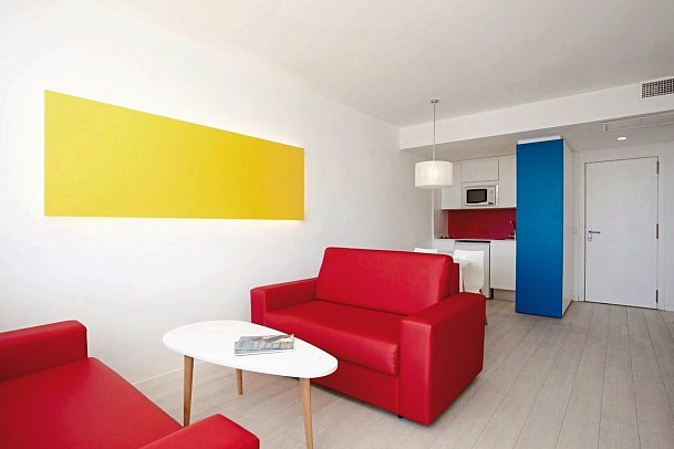 Novo Mar - Wohnbeispiel Appartement 1 Schlafzimmer Meerblick (Zimmercodierung ABM)