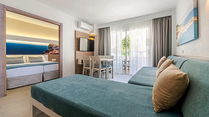 Globales Verdemar - Wohnbeispiel Appartement 1 Schlafzimmer (Zimmercodierung AB1)