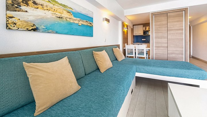 Globales Verdemar - Wohnbeispiel Apt. 1 Schlafzimmer Meerblick (Zimmercodierung ABM)