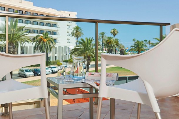 Hipotels Cala Millor Park - Beispiel Balkon (Zimmercodierungen DB1, DC1 & DBM)
