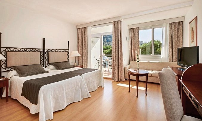 Hipotels Eurotel Punta Rotja - Wohnbeispiel Doppelzimmer (Zimmercodierungen DBN & DCN)