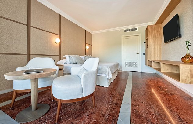 Serrano Palace - Wohnbeispiel Doppelzimmer Royal (Zimmercodierungen DB2, D2P & D2M)