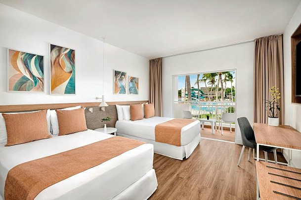 Sunscape Dominicus La Romana - Wohnbeispiel Deluxe Pool View (Zimmercodierungen DB2 & UDP)