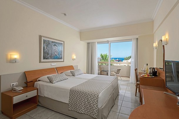 Sun Beach Resort - Wohnbeispiel Doppelzimmer Gartenblick (Zimmercodierungen D1G & DCG)