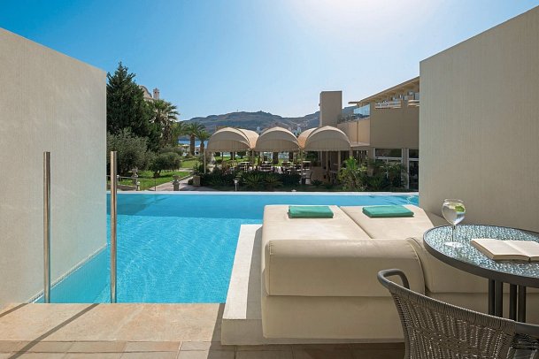 Lindos Royal Resort - Wohnbeispiel Suite Gemeinschaftspool (Zimmercodierung WB1)