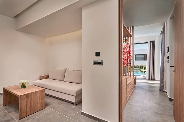 Lindos Grand Resort & Spa - Wohnbeispiel Juniorsuite Deluxe Privatpool (Zimmercodierung JD1)