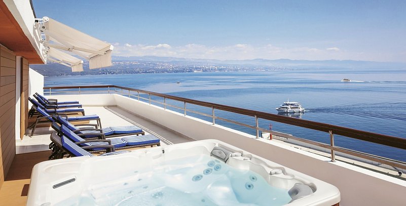 Admiral - Wohnbeispiel Doppelzimmer Premium Meerblick (Zimmercodierung DMM)