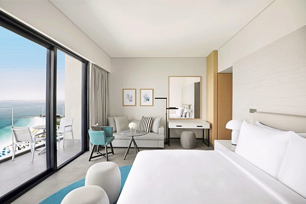 Mövenpick Resort Al Marjan Island - Wohnbeispiel Deluxe/ Island Sea View Room (Zimmercodierung DD3)