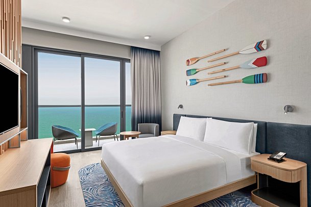 Hampton by Hilton Marjan Island - Wohnbeispiel King/ Queen Guest Room Sea View (Zimmercodierung D1M)