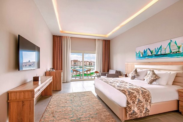 Pickalbatros Sea World Resort - Marsa Alam - Wohnbeispiel Doppelzimmer Standard Poolblick (Zimmercodierungen DGP & DCP)