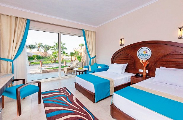 Utopia Beach Club - Wohnbeispiel Bungalow Deluxe Meerblick (Zimmercodierung BDM)