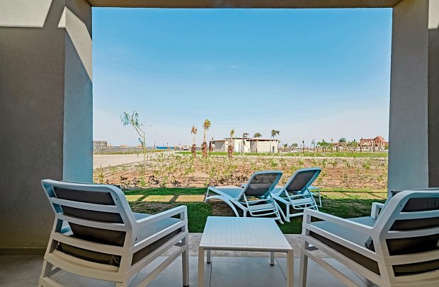 Sentido Reef Oasis Suakin Resort - Beispiel Balkon Doppelzimmer Fabulous (Zimmercodierungen DL1 & DC5)