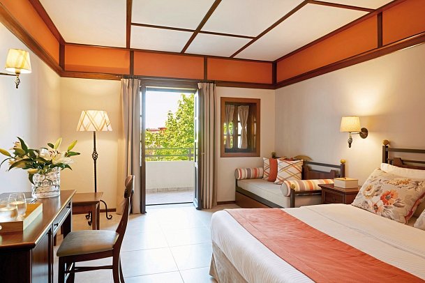 Simantro Resort - Wohnbeispiel Doppelzimmer Cosy Gartenblick (Zimmercodierung D1G)