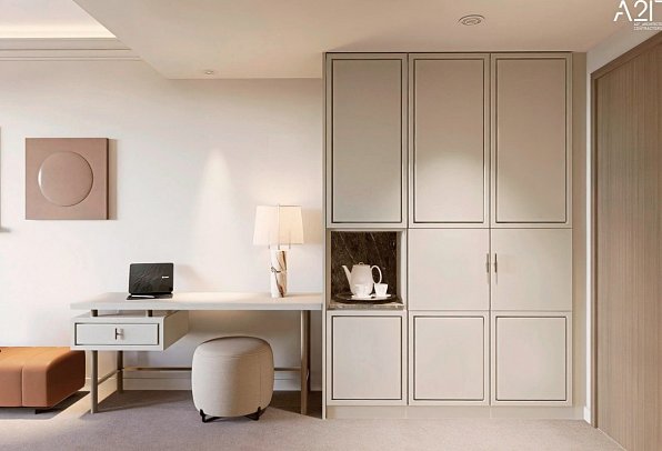 Aegean Melathron - Wohnbeispiel Doppelzimmer Deluxe Meerblick (Zimmercodierung DDM)