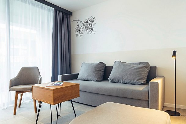 Morenia Beach Resort - Wohnbeispiel Juniorsuite (Zimmercodierungen JBG & JBM)