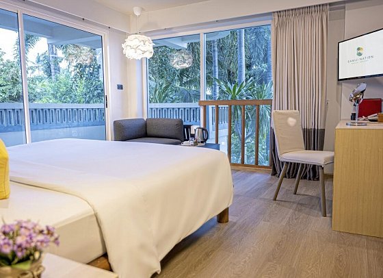 Samui Natien Beach Resort - Wohnbeispiel Deluxe (Zimmercodierung UD1)