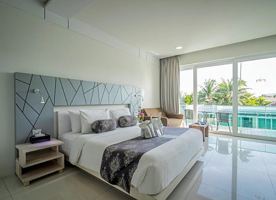 KC Beach Hotel Samui - Wohnbeispiel Balcony Sea View (Zimmercodierung UBM)