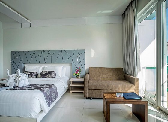 KC Beach Hotel Samui - Wohnbeispiel Balcony Sea View (Zimmercodierung UBM)