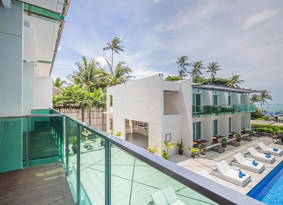 KC Beach Hotel Samui - Blickbeispiel Luxury Sea View (Zimmercodierung UBP)