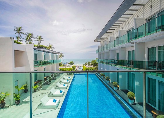 KC Beach Hotel Samui - Blickbeispiel Luxury Sea View (Zimmercodierung UBP)