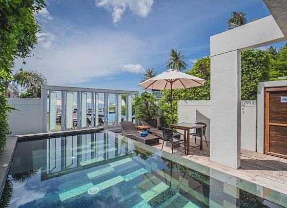 KC Beach Hotel Samui - Wohnbsp. Studio One Bedroom Pool Villa (Zimmercodierung VBR)