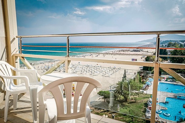 Kaliakra Beach - Wohnbeispiel Doppelzimmer Meerblick (Zimmercodierungen DBM & DCM)