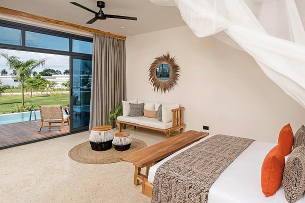 Aldiana Club Zanzibar Kwanza - Wohnbeispiel Swim-Up Juniorsuite Superior (Zimmercodierung J1Q)