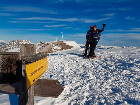 Schneeschuh Wandern auf der Sonnenseite des Ennstals/Steiermark - Berggasthof Steinerhaus