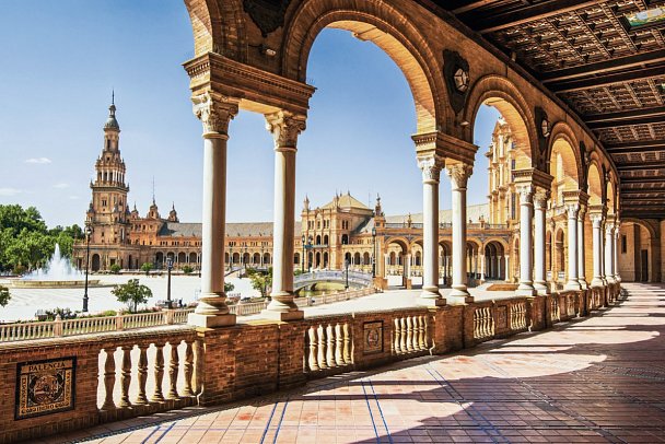 Rundreise Andalusien & Madrid - Sevilla - Plaza de España