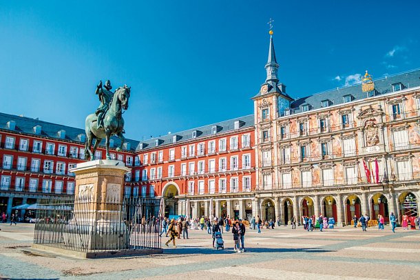Rundreise Andalusien & Madrid - Plaza Mayor, Madrid