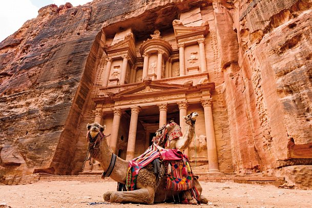 Abenteuer und Kultur Jordanien - Al-Khazneh, Felsenstadt Petra