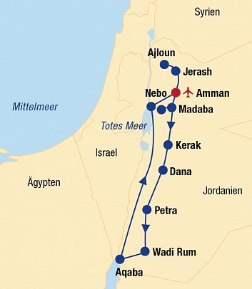 Abenteuer und Kultur Jordanien
