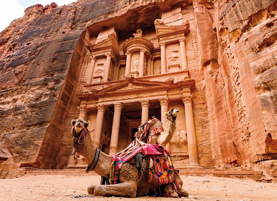 Abenteuer und Kultur Jordanien - Al-Khazneh, Felsenstadt Petra