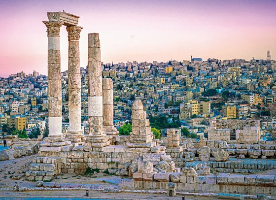 Abenteuer und Kultur Jordanien - Herkules-Tempel, Amman