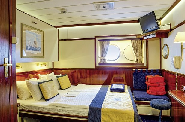 Östliches Mittelmeer & Türkei mit Star Flyer - Beispiel für eine Kabine der Kat. 3 oder 4