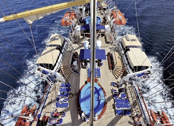 Türkei und Griechenland mit Star Flyer - Deck Star Flyer