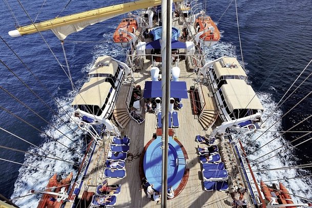Türkei und Griechenland mit Star Flyer - Deck Star Flyer