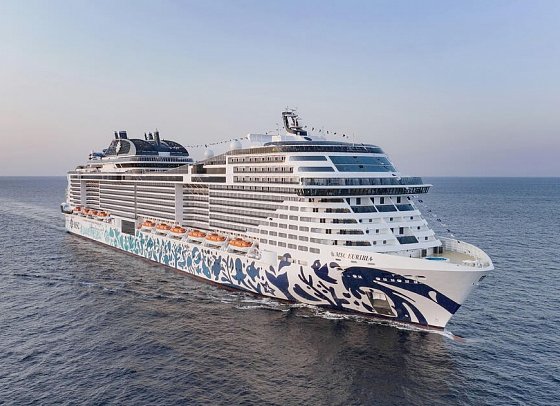 Von Barcelona nach Kiel mit MSC Euribia - Außenansicht