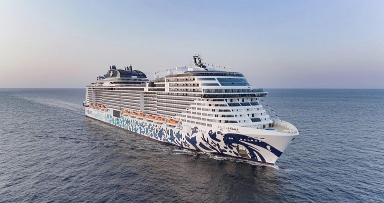Von Barcelona nach Kiel mit MSC Euribia - Außenansicht