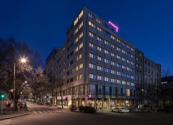 Städtereise Belgrad mit EXPO - Außenansicht Moxy Hotel Belgrad