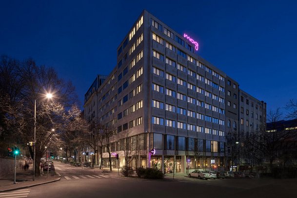 Städtereise Belgrad mit EXPO - Außenansicht Moxy Hotel Belgrad