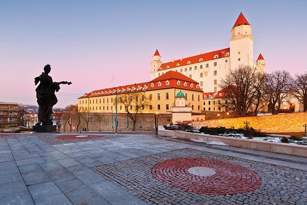 MS Nestroy - Gansl Kreuzfahrt nach Bratislava - Burg Bratislava