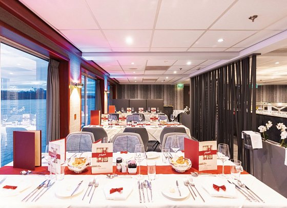 MS Nestroy - Gansl Kreuzfahrt nach Bratislava - Restaurant