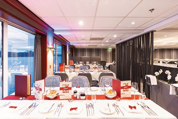 MS Nestroy - Gansl Kreuzfahrt nach Bratislava - Restaurant