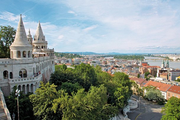Rumänischen Donaudelta mit Bellejour - Ungarn - Budapest, Fischerbastei Ausblick